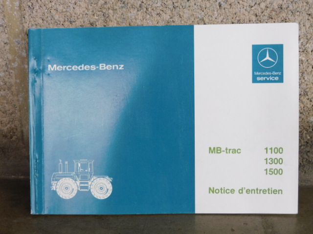 notice utilisation mb trac 1100 1300 1500